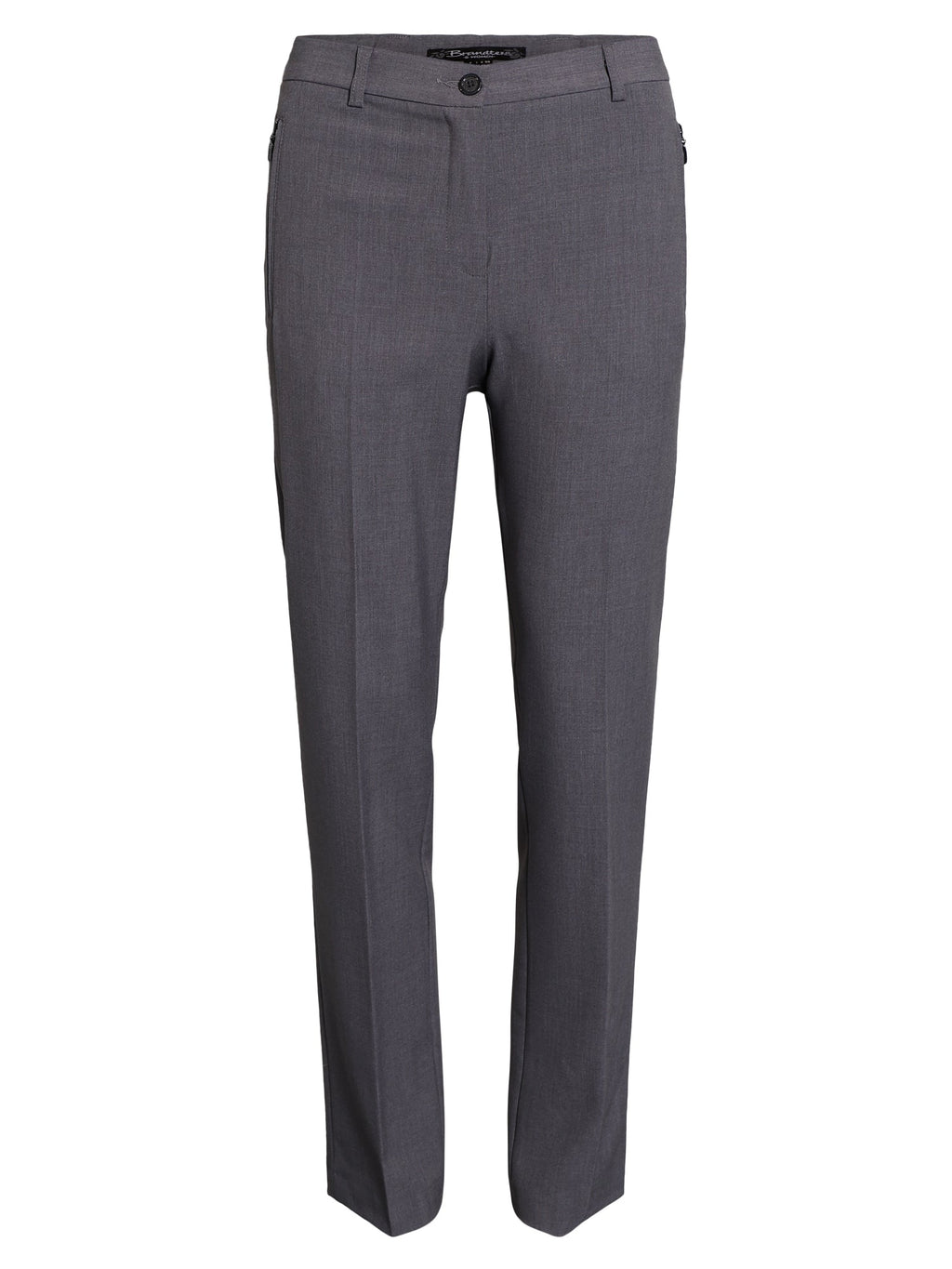 VELINA™ | Elegant Tailored Trousers in Light Grey