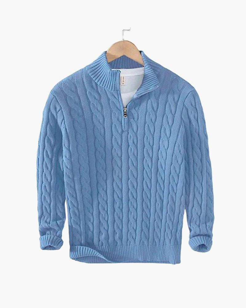 NORDHAVN™ | Cable Knit Jumper with Premium Zip