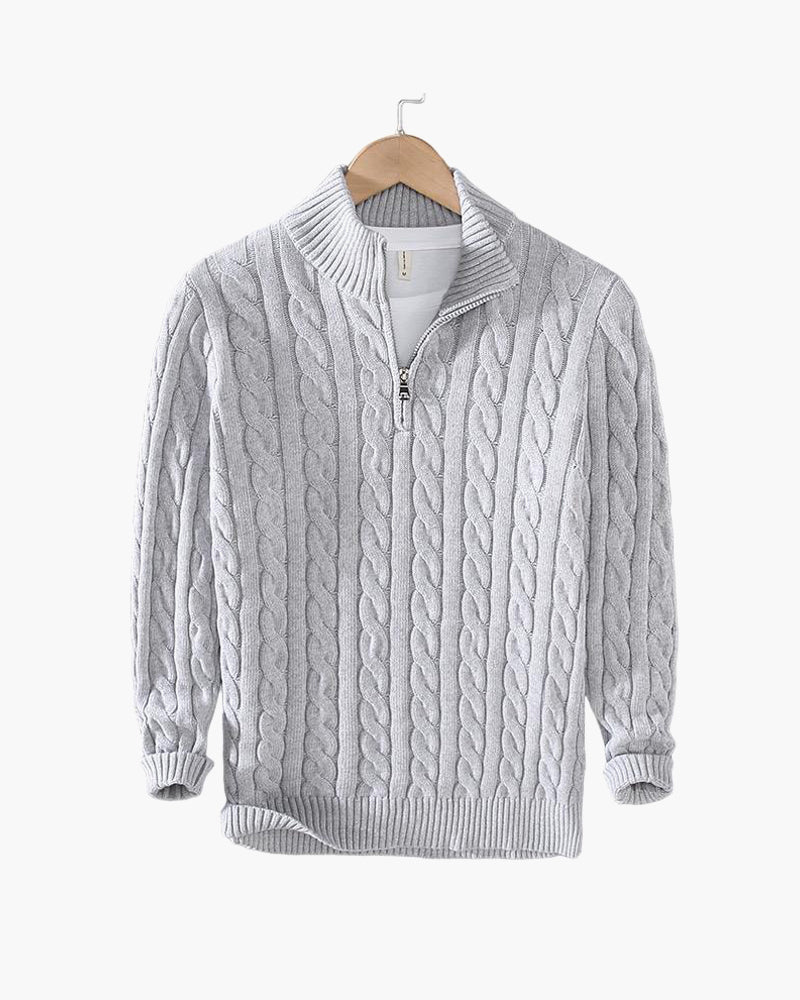 NORDHAVN™ | Cable Knit Jumper with Premium Zip