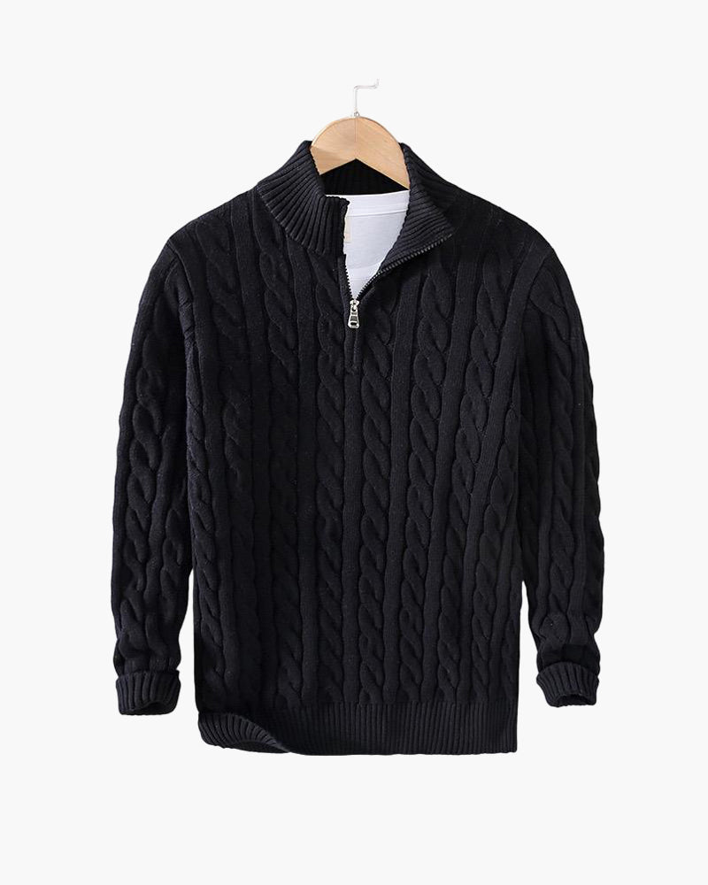 NORDHAVN™ | Cable Knit Jumper with Premium Zip