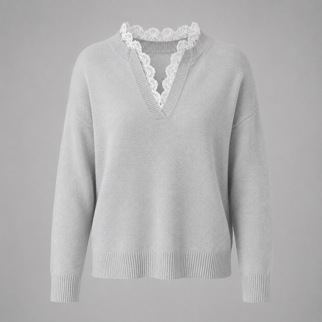 Amara™ Soft Knit V-Neck Sweater