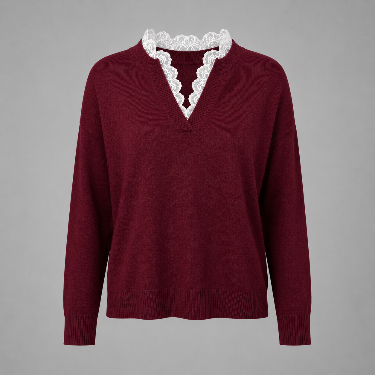 Amara™ Soft Knit V-Neck Sweater