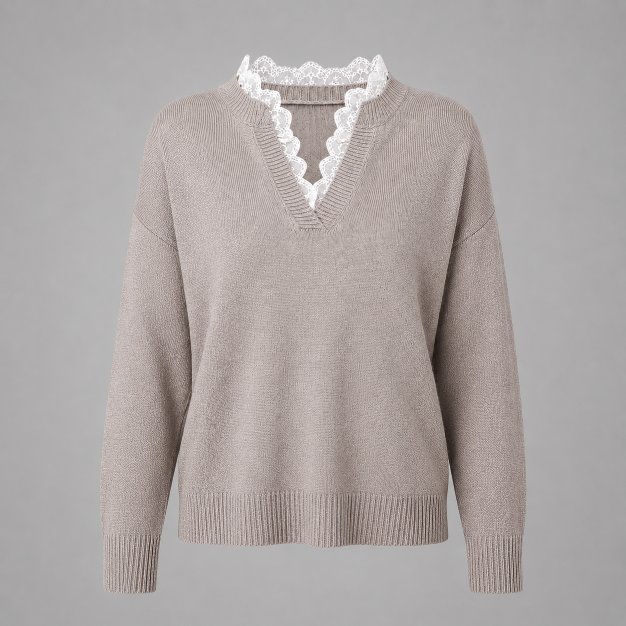 Amara™ Soft Knit V-Neck Sweater