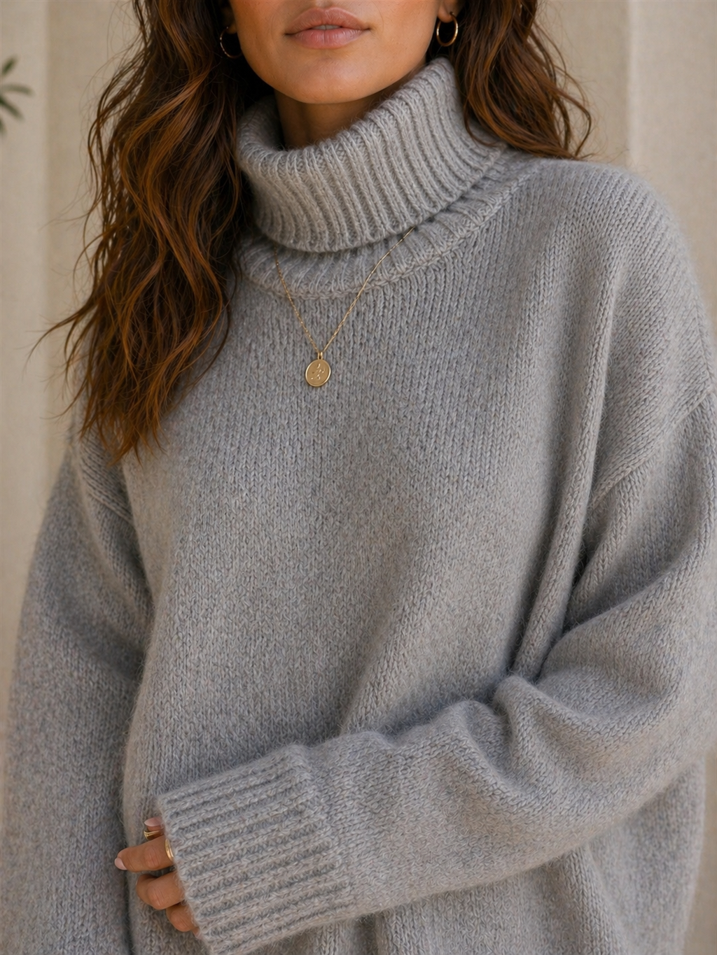FREJA™ | Wool Roll Neck Jumper
