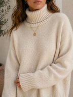 FREJA™ | Wool Roll Neck Jumper