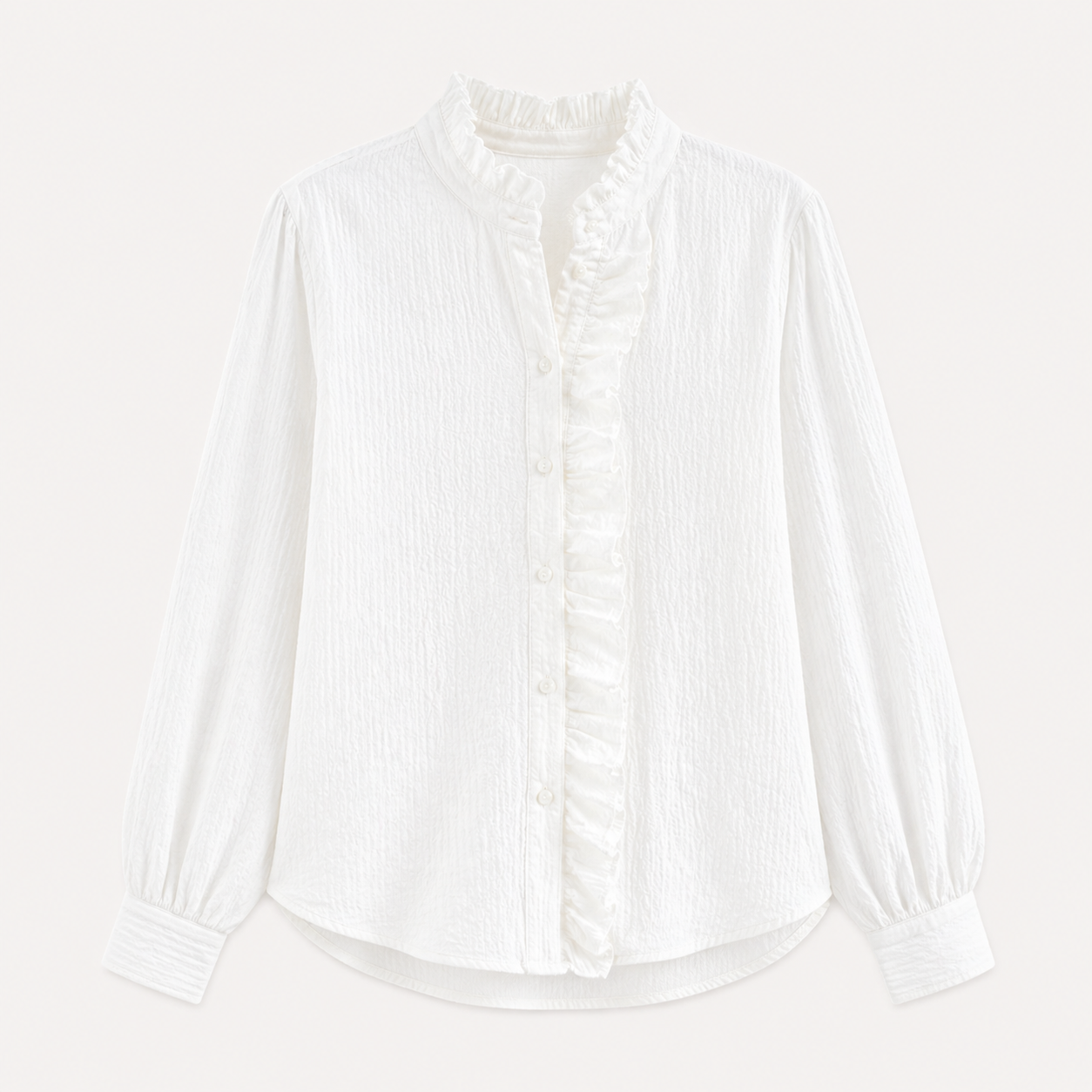 ELARA™ | Feminine Blouse with Elegant Ruffles