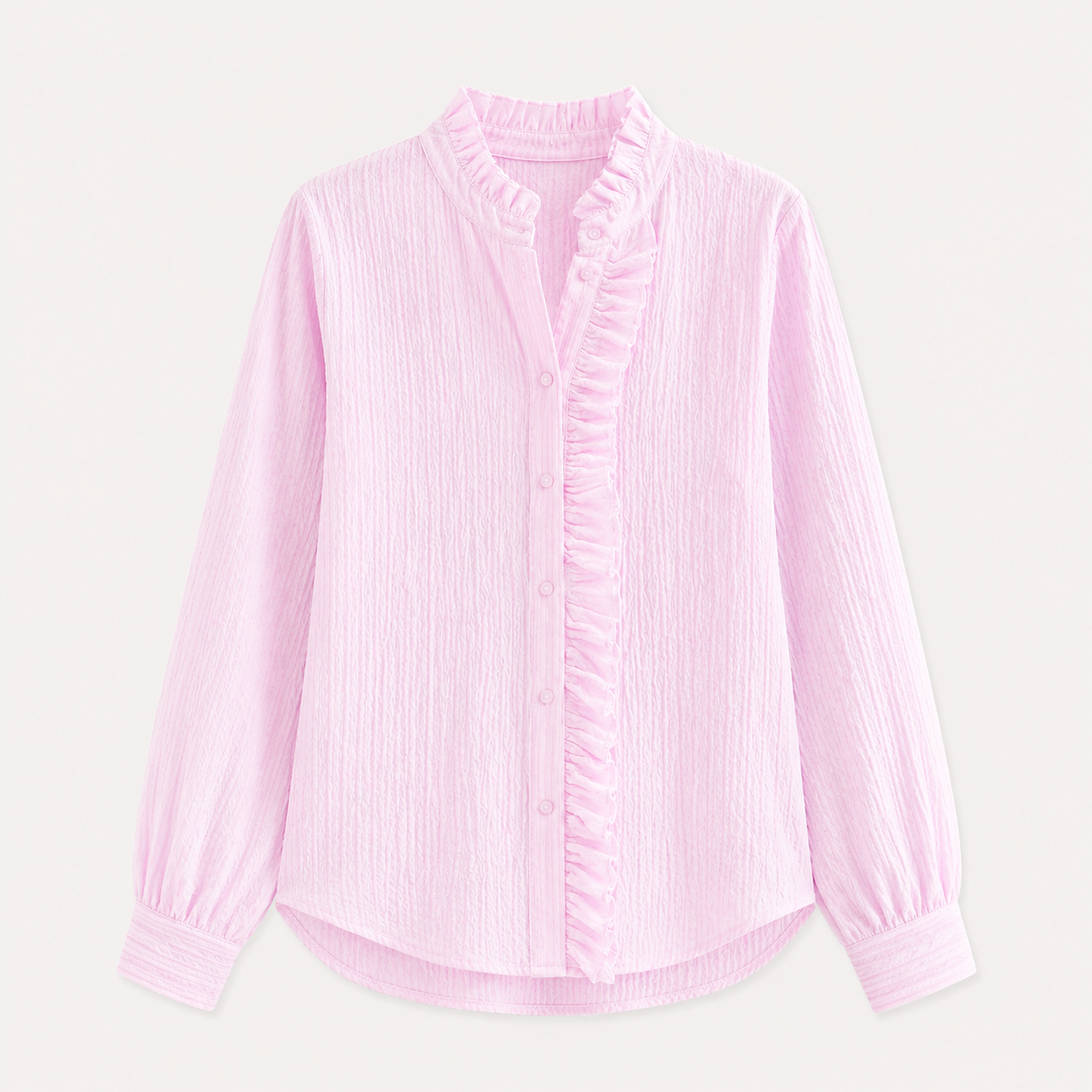 ELARA™ | Feminine Blouse with Elegant Ruffles