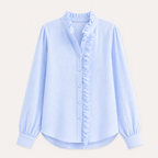 ELARA™ | Feminine Blouse with Elegant Ruffles
