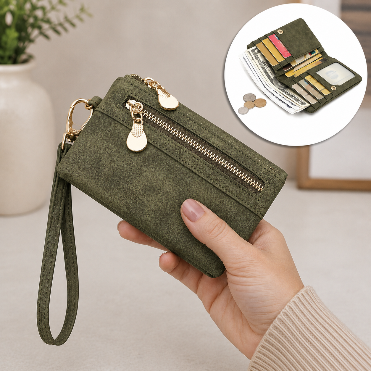 Camille™ | Premium Zip Wallet