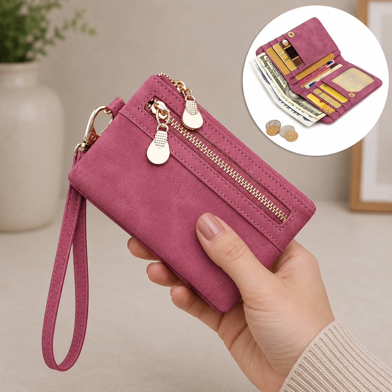 Camille™ | Premium Zip Wallet
