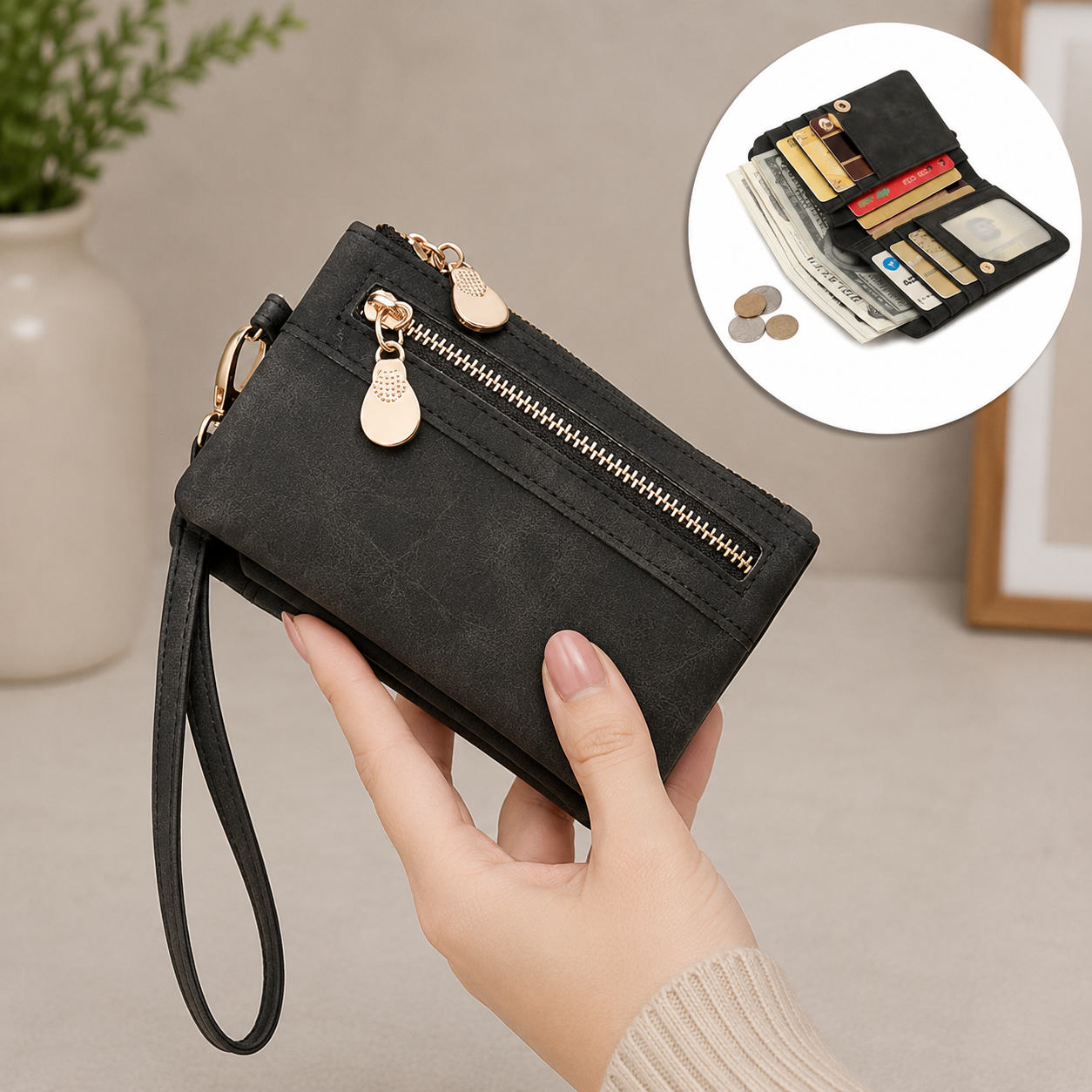 Camille™ | Premium Zip Wallet