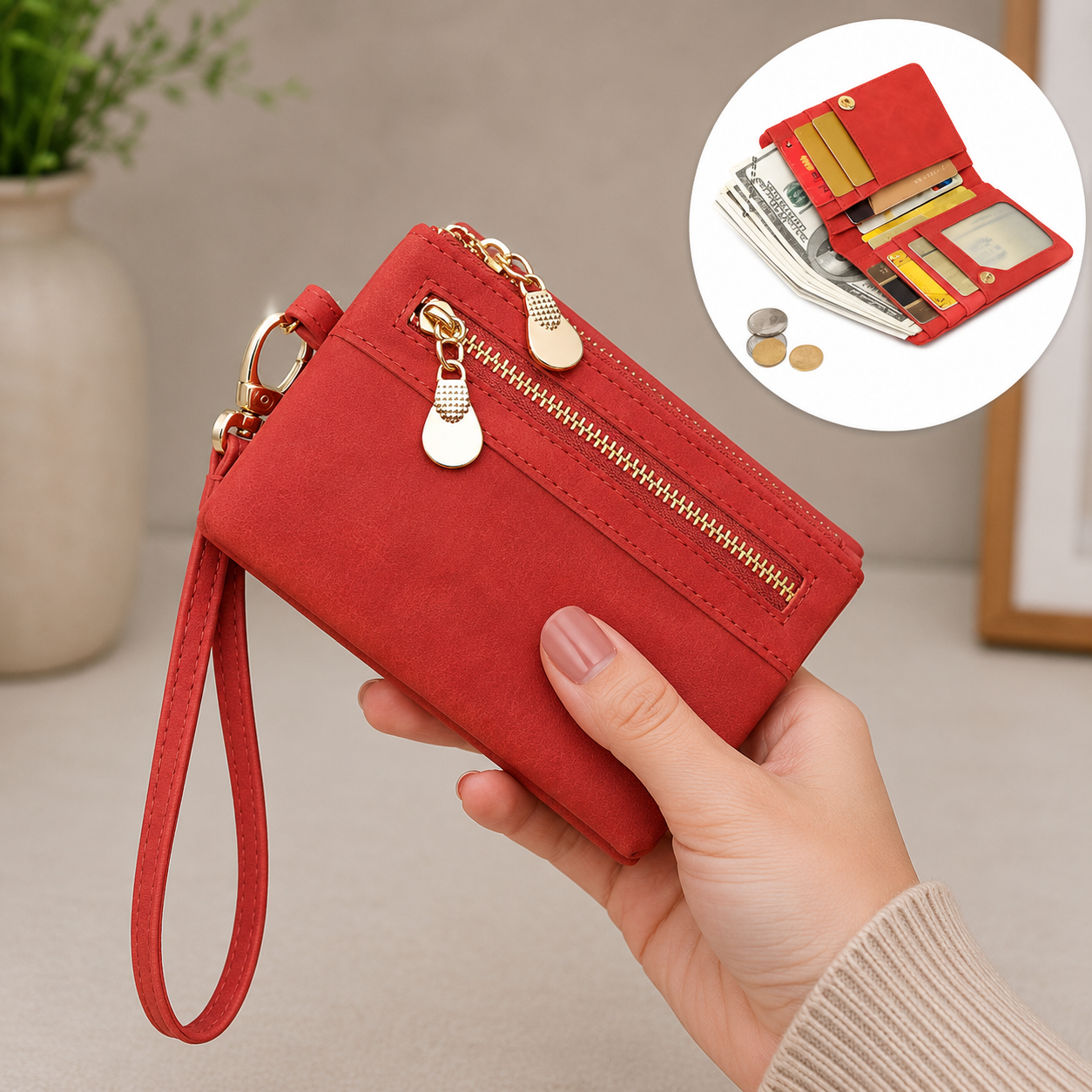 Camille™ | Premium Zip Wallet