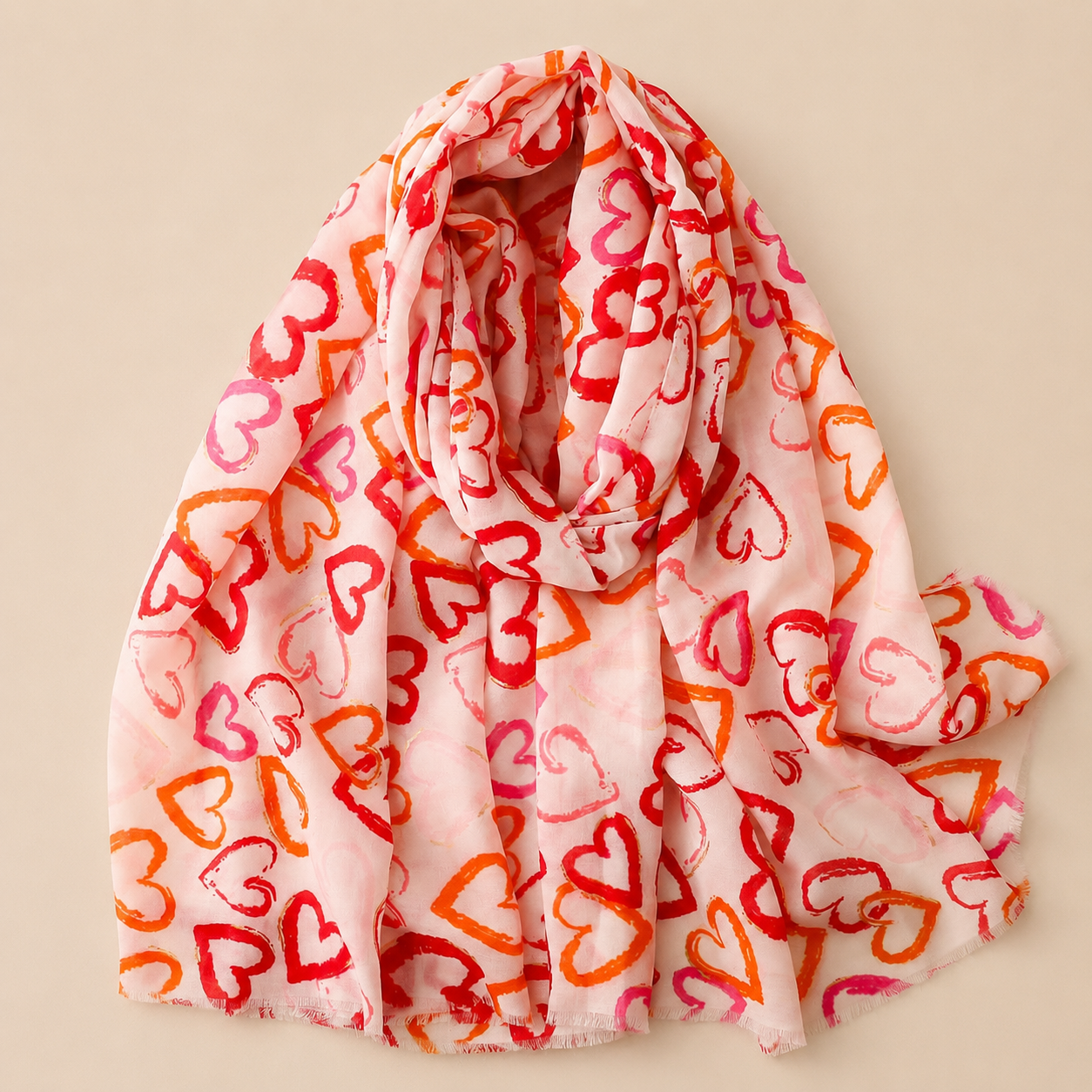 Amora™ Heart Knit Scarf