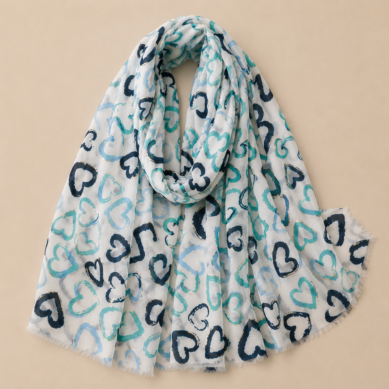 Amora™ Heart Knit Scarf
