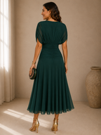 AVERIA™ | Elegant Floral Print Maxi Dress