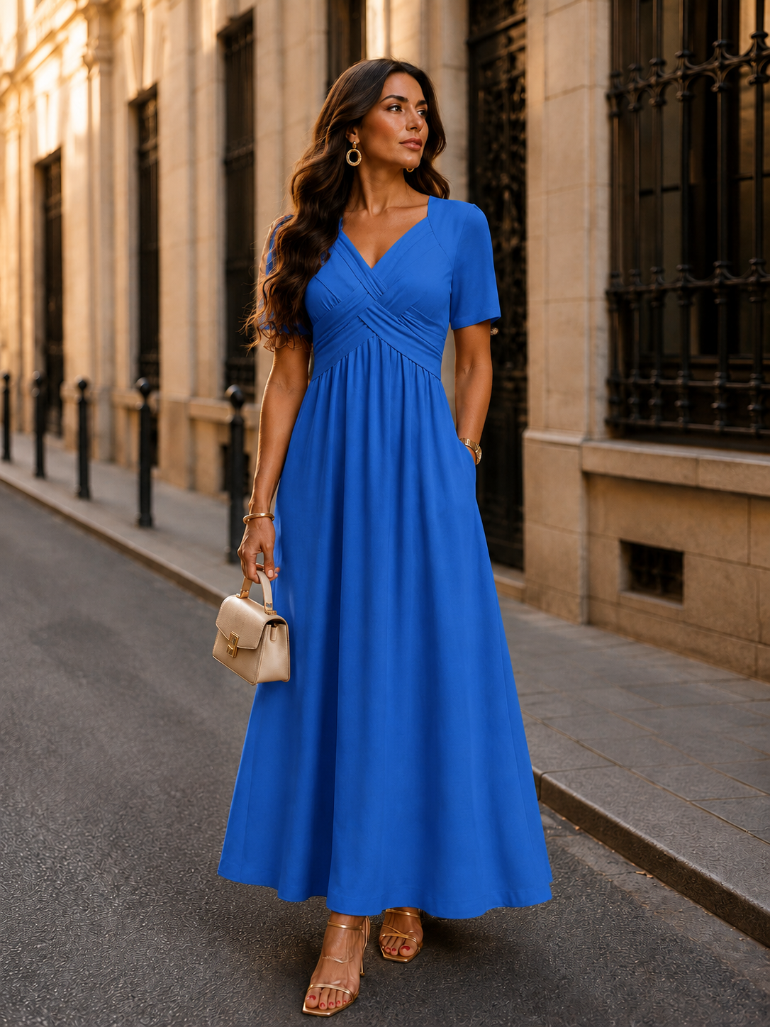 ISADORA | Elegant A-Line Midi Dress
