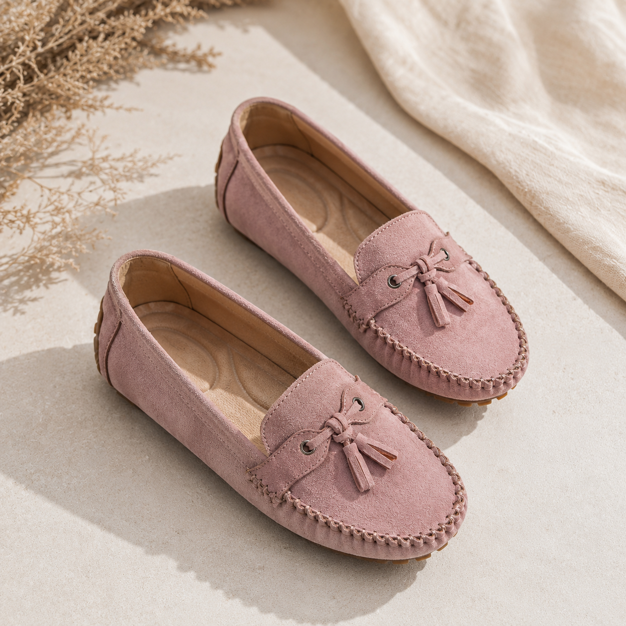 NADIRA™ | Classic Loafers with Tassel Detail