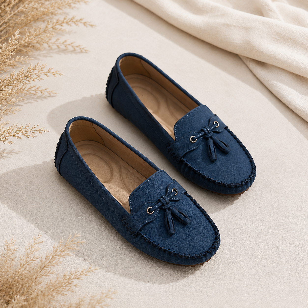 NADIRA™ | Classic Loafers with Tassel Detail