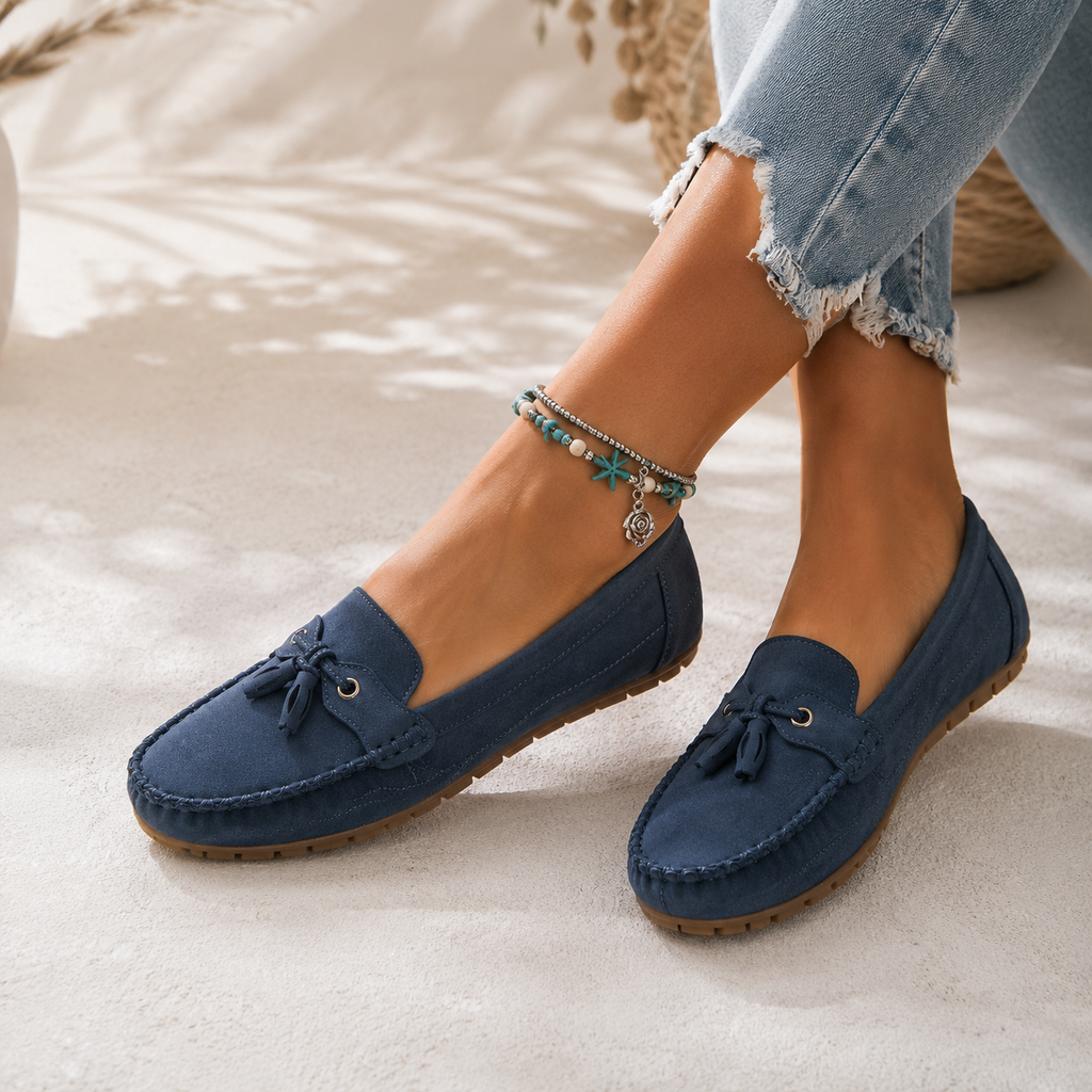 NADIRA™ | Classic Loafers with Tassel Detail