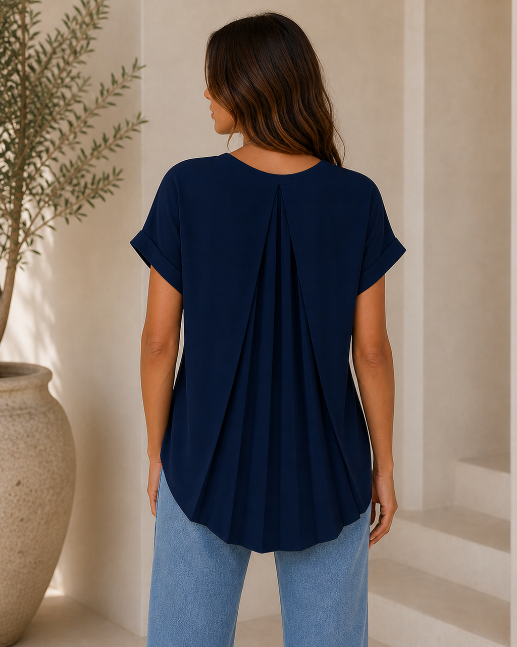 SELIRA™ | Casual Patchwork T-Shirt with a Relaxed Fit