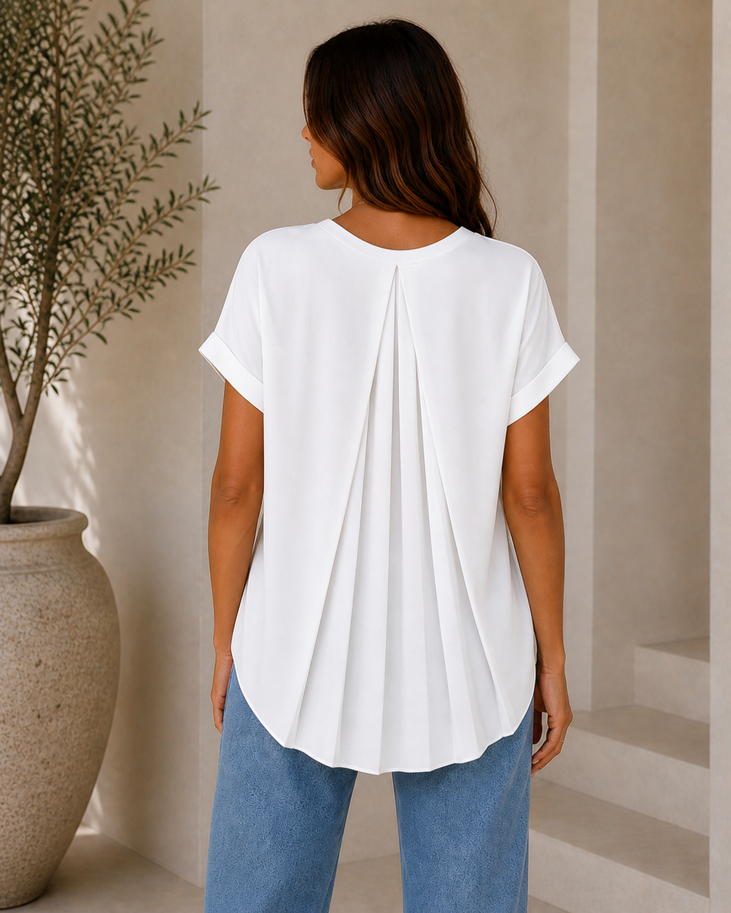SELIRA™ | Casual Patchwork T-Shirt with a Relaxed Fit