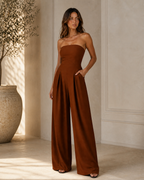 VELIRA™ | Strapless Jumpsuit with a Silky-Soft Feel